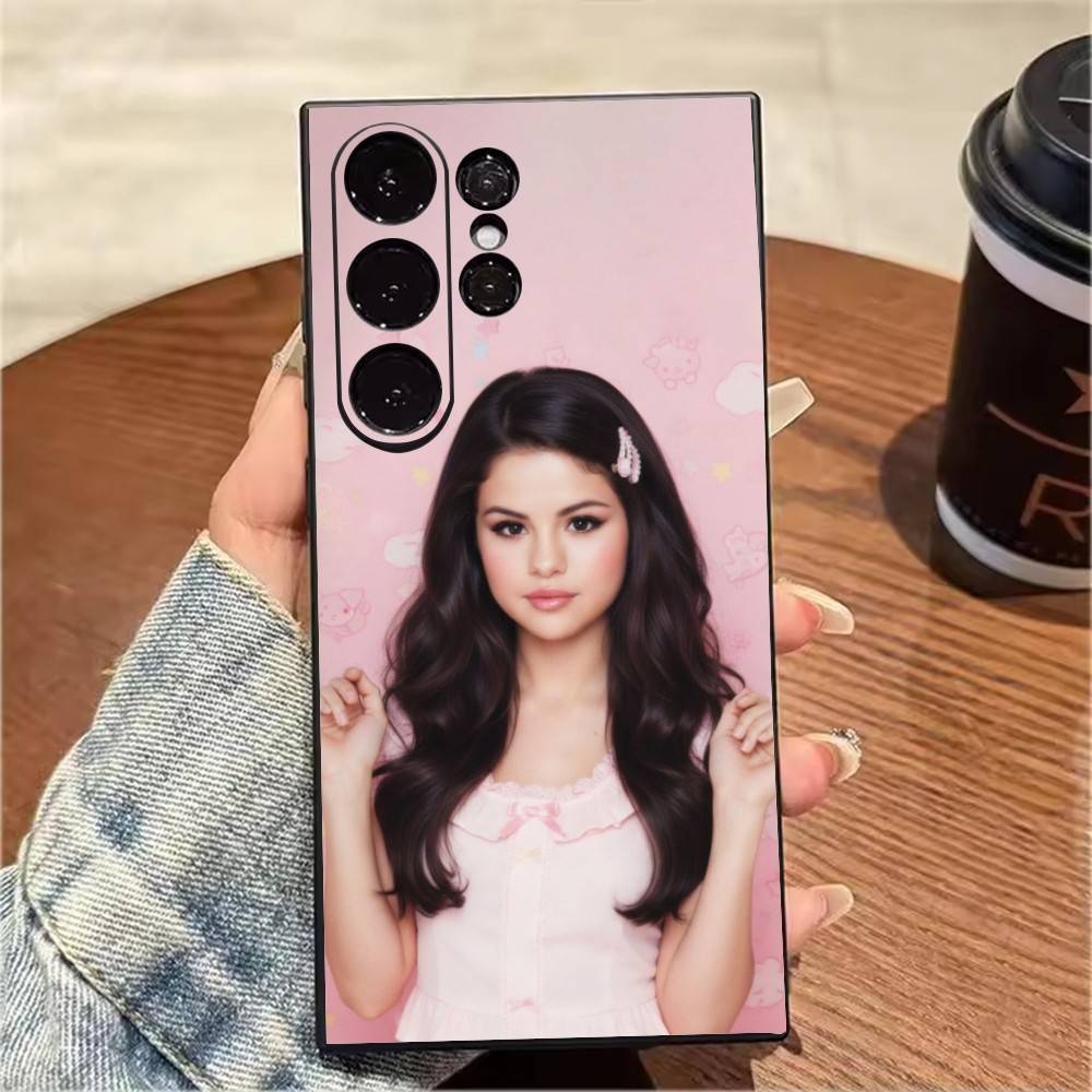 Selly S-SelenaS G-Gomez Phone Case For Samsung S25,S24,S21,S22,S23,S20,Ultra,S26,Plus,Fe,Note,5G Black Cover