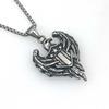 Necklace Pentagram Punk Retro Captain America Eagle Style Pendant