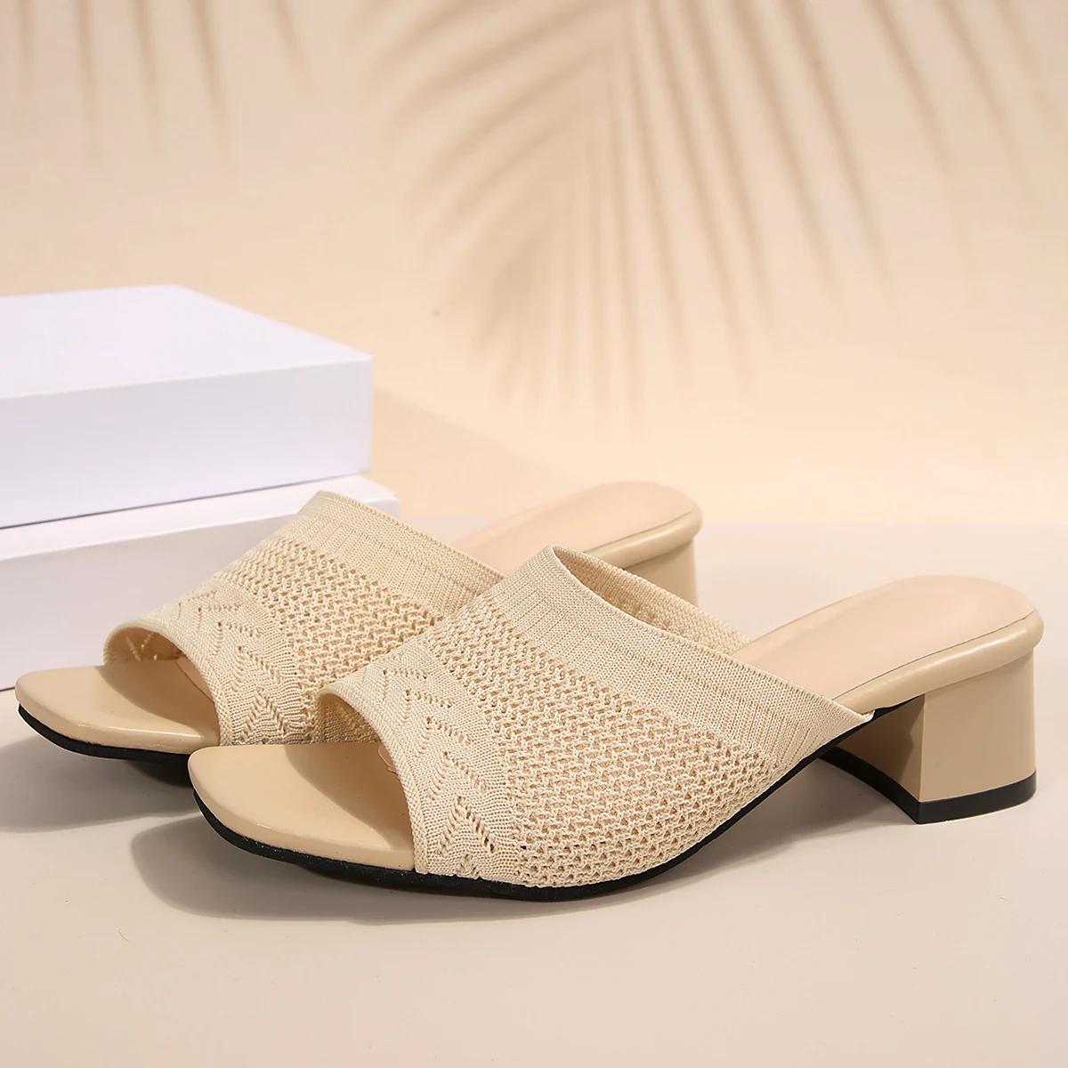 Мода 2024 Женские летние слипоны Удобные уличные повседневные сандалии Женская модная — фото 6