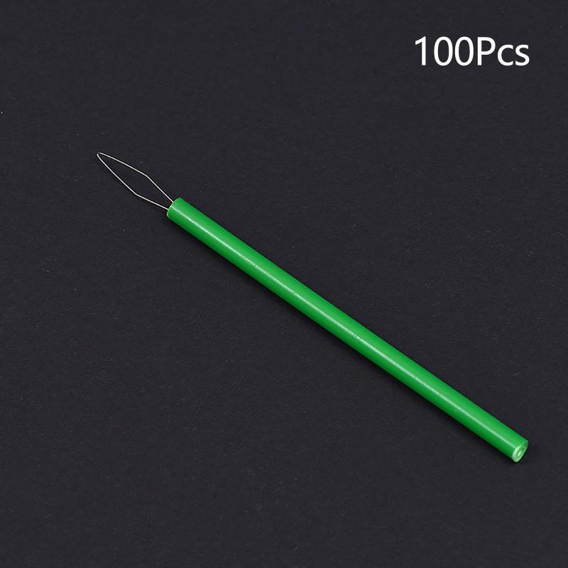 100Pcs Essential Plastic Threading Tool Set For Sewing - A Convenient Sewing Tool Suitable For Beadwork And Handicrafts