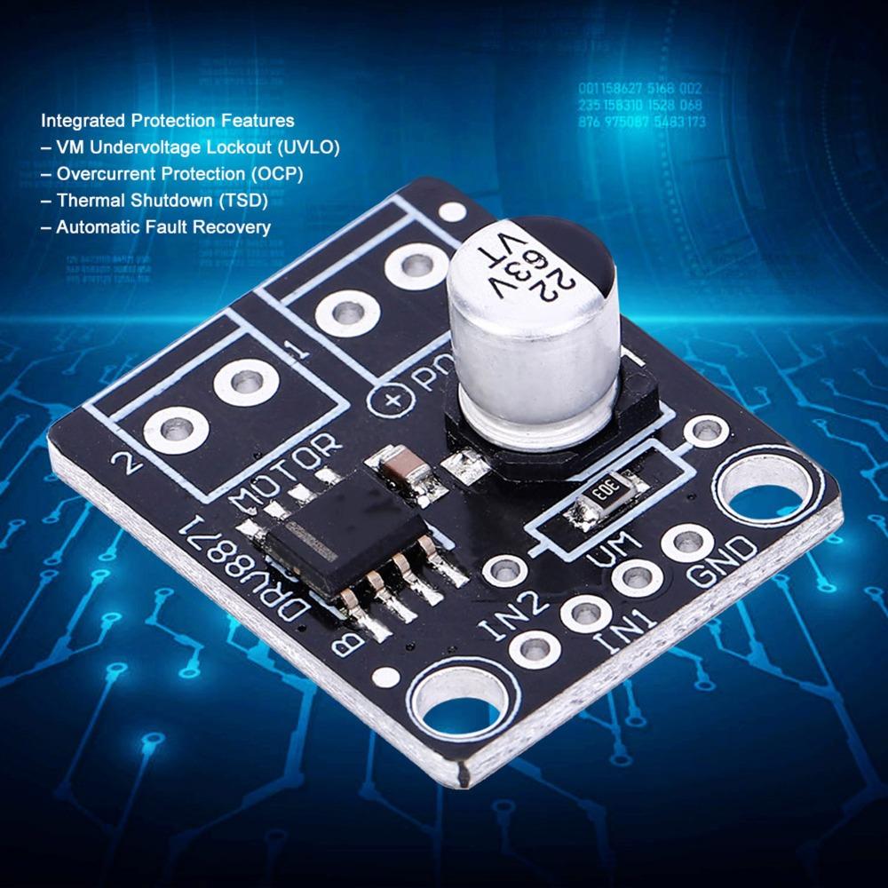 3.6A DRV8871 6.5V-45V BOB Drive Module Control Port Electron Component  Mechatronic Applications