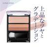 Luna Jena Eyeshadow Palette (Natural Brown) - One-Swipe Eyeshadow, Easy Gradient, Spring Colors, Glossy Eyes, Made In Japan, Sparkling Cosmetics,