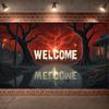 Creepy Backdrop Design Horror Display Horror Welcome Banner Spooky Scary Banner For Halloween Party Horror Event Halloween