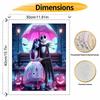 Disney Oil Painting Kit Nightmare Before Christmas Home Bedroom Wall Decor Handmade Gift Art Crafts Romantic Couple Paint By Numbers