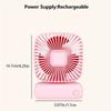 1pc Outdoor Portable Fan,Mini Desktop Fan,Handheld and Tabletop Capable,School Handheld Fan,Three Wind Speeds,Summer Supplies