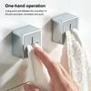 Towel Holder Bathroom Washroom Wall Self-adhesive Removable Rag Storage Organizer Punch Free Bedroom Rack Dishcloth Hanger