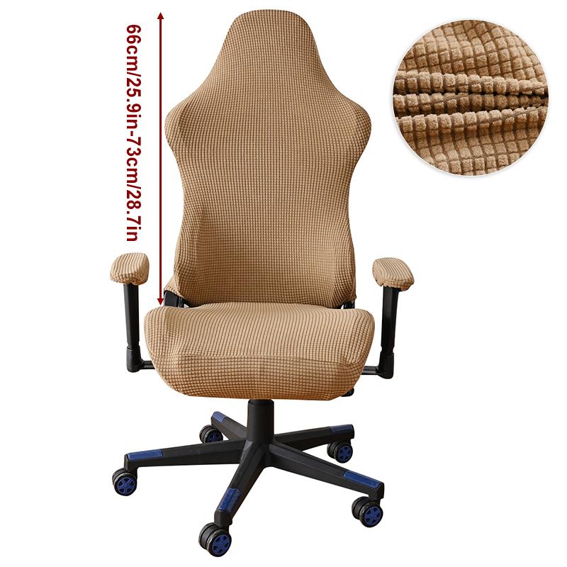 4Pcs Gaming Chair Covers With Armrest Spandex Splicover Office Seat Cover For Computer Armchair Protector Cadeira Gamer