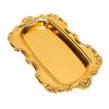 Vintage Jewelry Tray Multifunctional Exquisite Metal Decorative Tray for Dessert Fruit Snacks
