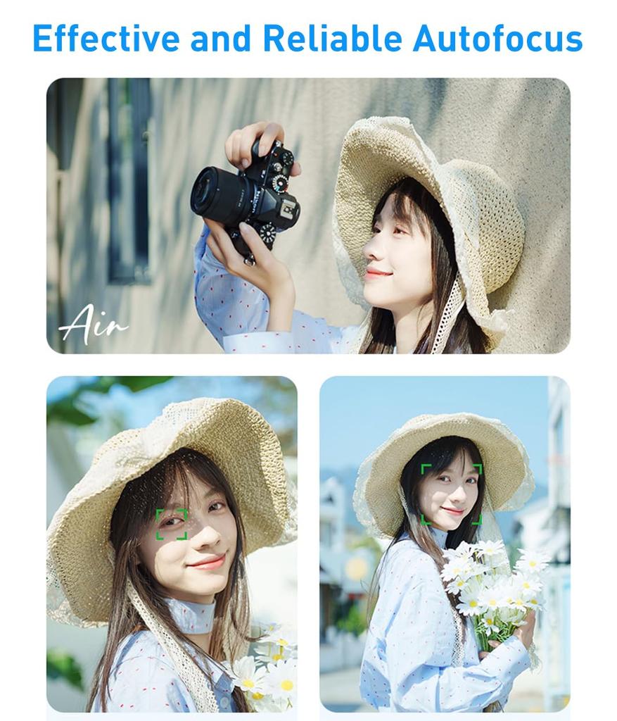 VILTROX 50mm AF 50mm for Nikon Autofocus Large Aperture Lens for Nikon Z6 Z7 ZFC F2.0 Z-Mount Full-Frame Lens, f/2.0 Z-Mount, Z5, Z6, II, Z7, II, Z8,