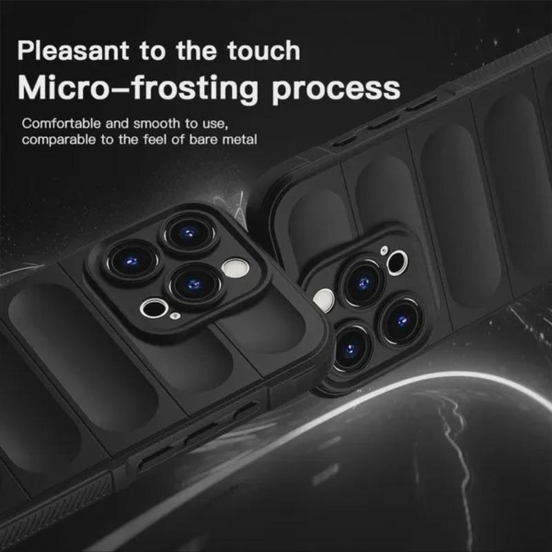 Shockproof Matte Armor Case For Apple iphone 16 15 14 13 12 11 17 Pro Max Plus Air Skidproof Non-slip Silicone Protective Cover