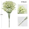 10 Bunch Plastic Artificial Flowers Gypsophila 29cm 7 Colors Garden Wedding Decoration DIY Fake Flowers Bouquet