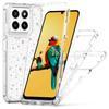 For ZTE Blade A35/A55 Case Clear Acrylic TPU Hybrid Phone Cover with Laser-printed Film