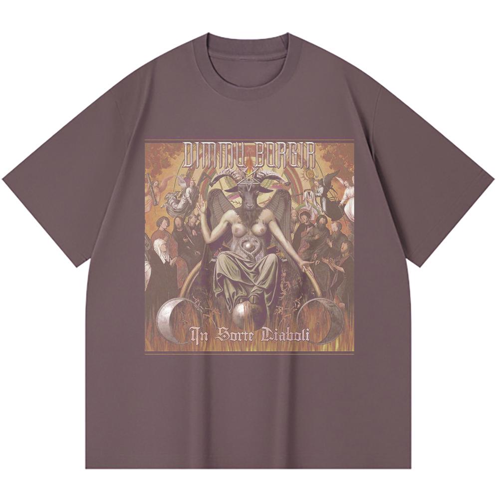 230 g/m² 100% puuvillane Heavy Metal T-särk Rockibändi Popmuusika Prindiga Unisex Raske puuvillane T-särk