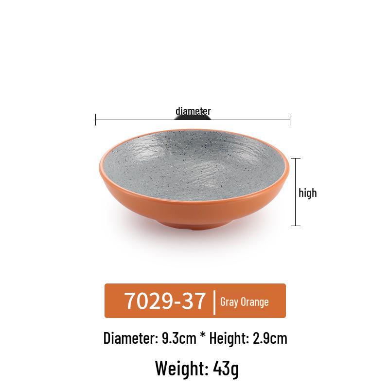 Japanese Melamine Mushroom Hat Salad Bowl: Creative Shallow Artistic Tableware for Rice, Soup, Noodles, and More