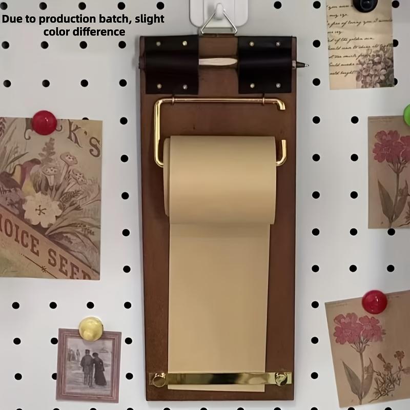 1 Roll Vintage Notes Compatible with - Glue-Free Blank Adhesive Pages, Tear-Off Roll for Memos, Diaries & Creative Sketches