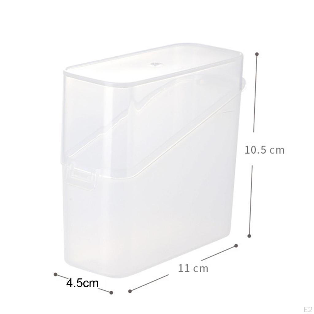 Kühlschrank Organizer Behälter Box,,Stapelbare Kühlschrank Seitenfachtür Aufbewahrung