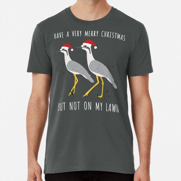 Screaming Curlews Christmas Premium T-Shirt S to 5XL Made in the AU/USA T-Shirt