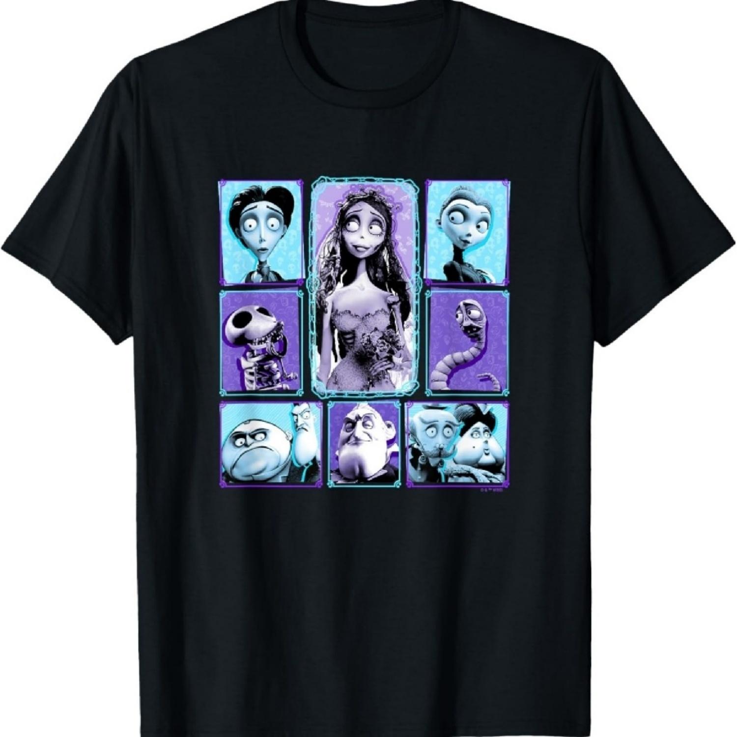 Футболка с групповым фото главных персонажей «Трупа невесты» S