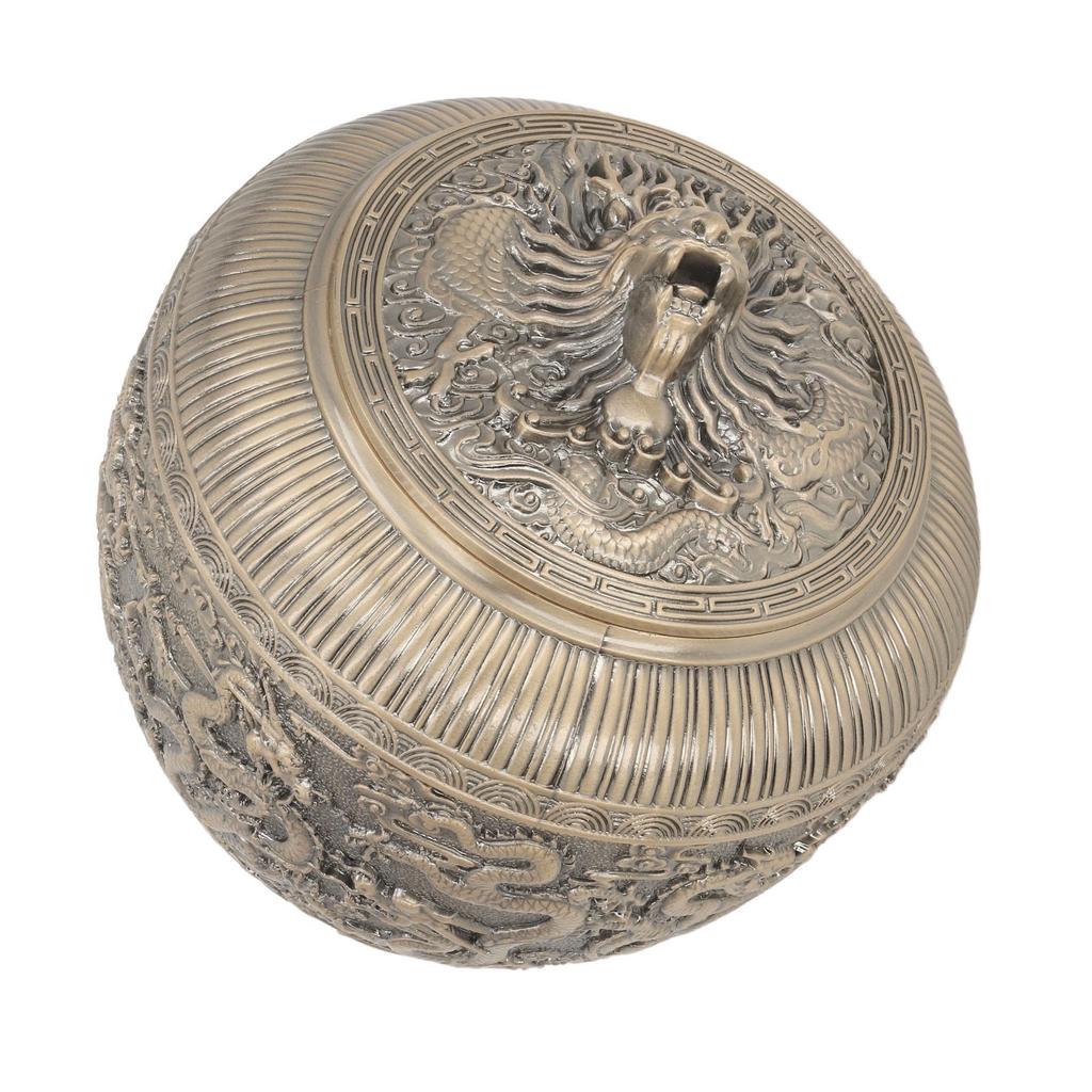 Tea Canister Vintage Alloy Tea Bag Canister Decorative Loose Tea Storage Container Multipurpose Tea Jar for Kitchen