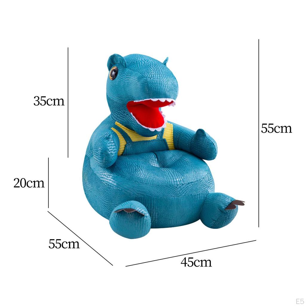 Adorable Dino-themed Kids Armchair for Playroom or Bedroom