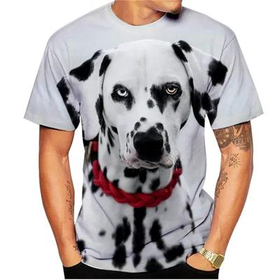 Dalmatiërs 3D Print T-shirts Mode Mannen Vrouwen Grappig Korte Mouw Hip Hop T-shirt Oversized Harajuku Y2k Tees Kinder Tops Kleding