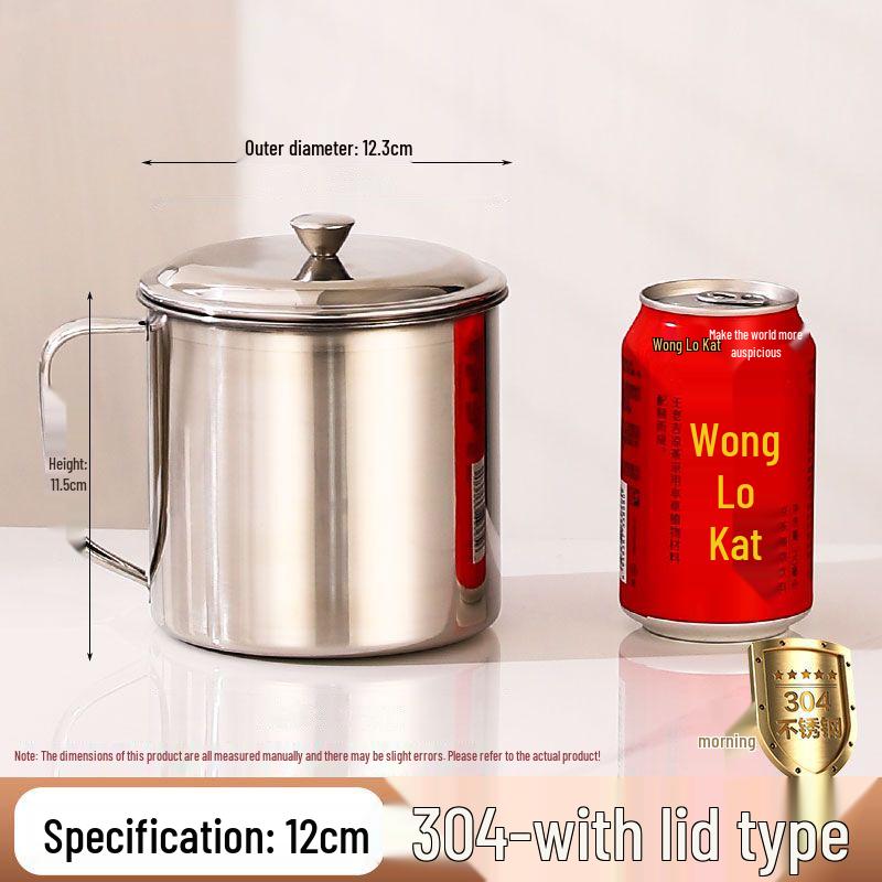 High-Quality Stainless Steel Water Cup with Handle for Kindergarten and Home Use