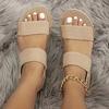 Women's Minimalist Wedge Sandals Open Toe Thick Soled Platform Casual Sandals Ankle Strap Slingback Sandals Solid Color