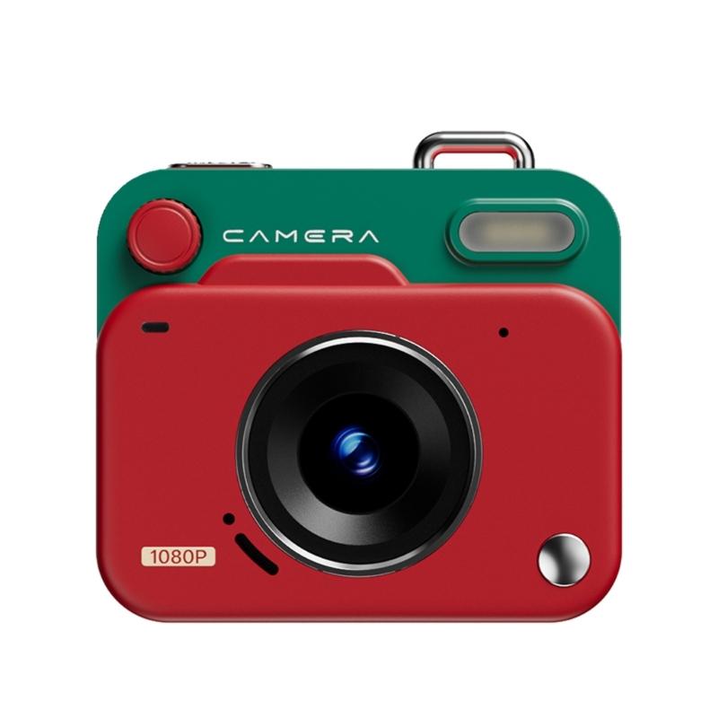 

1080P Clear Mini Digital Camera For Kids Students With 80 Min Recording Time Constructed In Display Round Video Reiteration красный