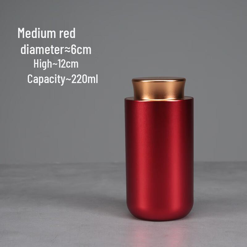 Wutuo Titanium Aluminum Alloy Portable Tea Caddy