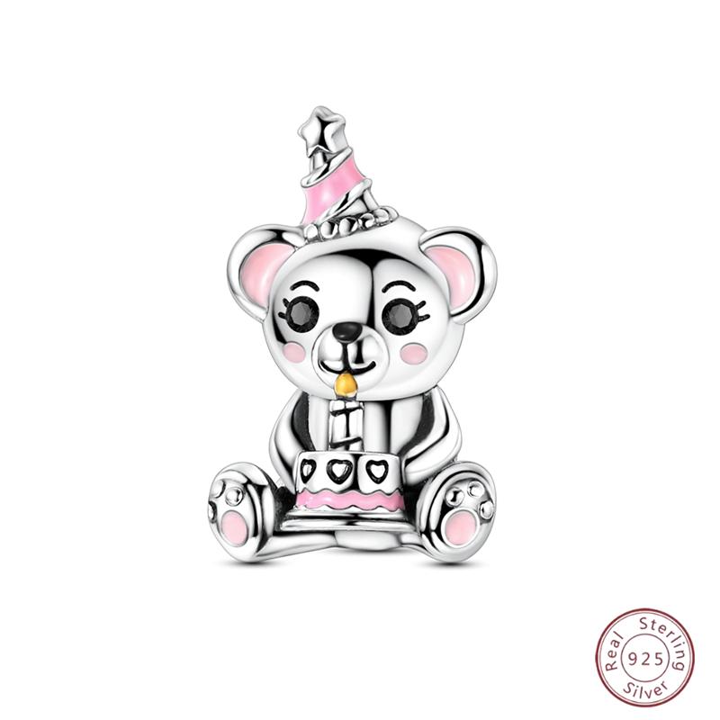 Copper Firefly Cute Cats And Dogs Beaded Pendant Suitable For Original Charms Bracelet Diy Exquisite Women Jewelry