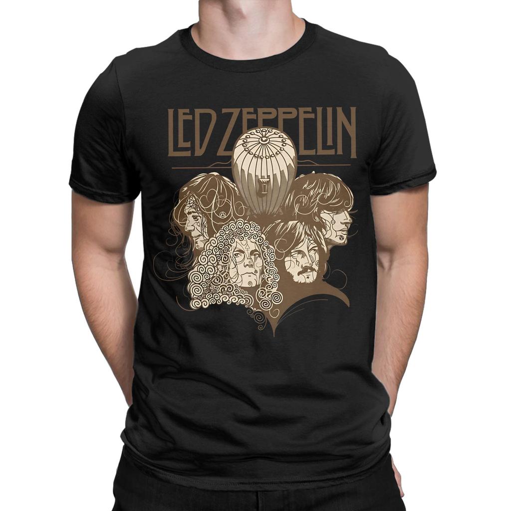 Led Zeppelin Classic Funny Graphic 100 Cotton Tshirt Leds Band Zzepelins Tops Tees For Unisex