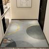 High Density Short Pile Door Mat Dust Proof Carpet Geometric Large Rugs for Bedroom Chair Floor Decoration