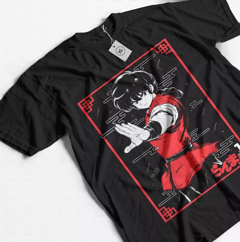 Ranma 1 2 Tshirt Shampoo RumikoTakahashi Girl Kawaii Funny Gift Tee All Size