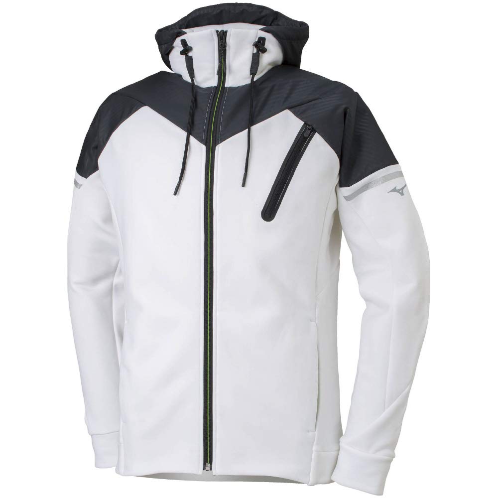 

Training Wear Stretch Fleece Heavy Jacket 32MC8660 White x Black Japan M to Japanese size [Mizuno] Men s (equivalent M)