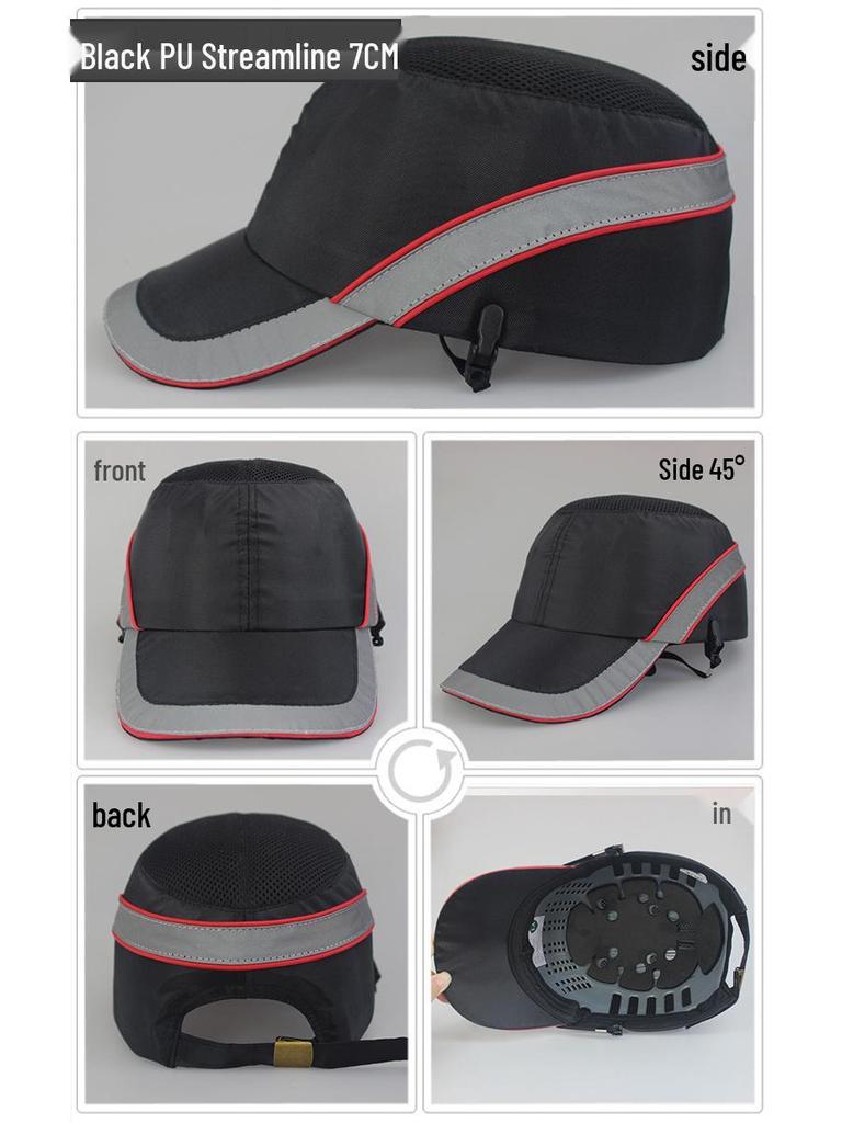 Lightweight Breathable Anti-Bump Cap with PE Shell for Impact Protection and Safety