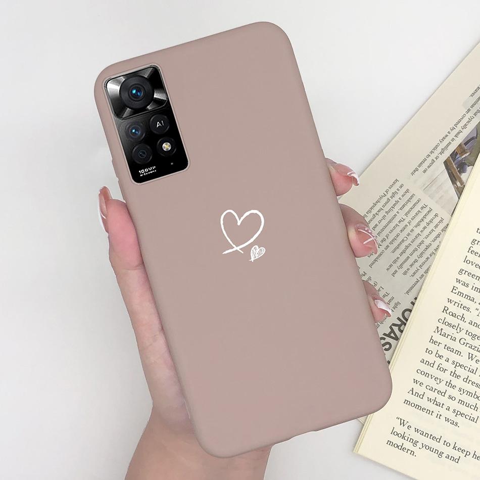For Xiaomi Redmi Note 11 Pro 4G 5G Phone Case Cute Diasy Pattern Soft Silicone TPU Back Cover Funda For Redmi Note11 11Pro Coque