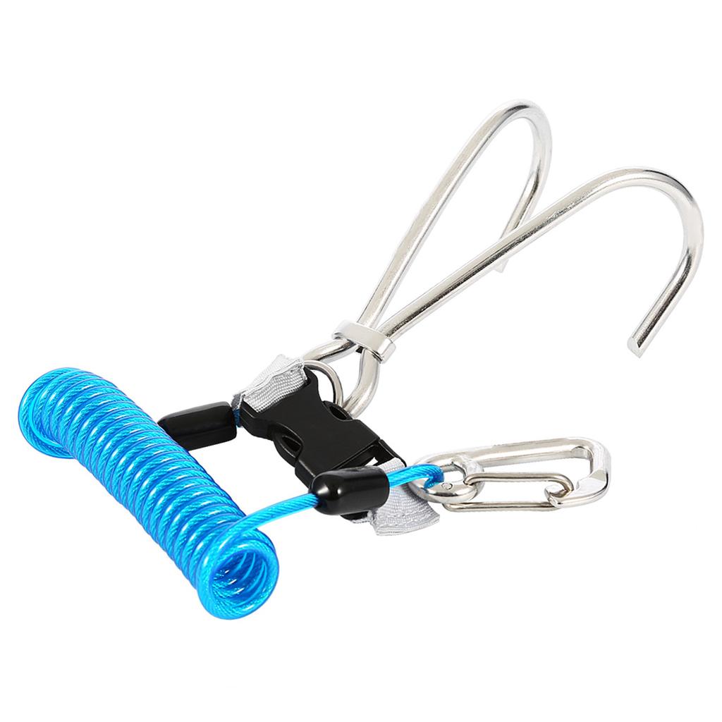 KEEP DIVING Stainless Steel   Hook Diving   Accessories (Blue)