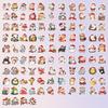 103 Cute Cartoon Animal Christmas Stickers for Envelopes, Gift Bags, and Water Cups