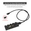 Motherboard RGB SYNC HUB 1 To 10 RGB Extension Cable Splitter for GIGABYTE AURA