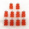 10 Stück Candy Bear Anhänger Charms für Halskette Armband Ohrringe Schmuckherstellung DIY Fundstücke Harzbären Weihnachten Basteln