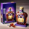 Kreativní stavebnice láhve na whisky bez krabice, 3D puzzle DIY modely pro dospělé, dekorace do domácího baru, k dispozici 10 stylů