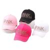 Fashion new full diamond letter flower baseball cap women's European and American fashion diamond-encrusted sunshade cap batch