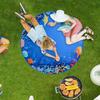 Beach Kiddie Pool Beach Blanket Paddling Pool with Carrying Bag Waterproof Summer Outdoor Water Play Toy for Picnic Travel