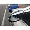 Rear View Mirror Rain Eyebrow Trim For Toyota Highlander 2014-2019 Glossy White