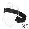5x Armband Holder, Name Tag PVC, Arm ID Holder for Work Pass Swimming, Sports, Sport