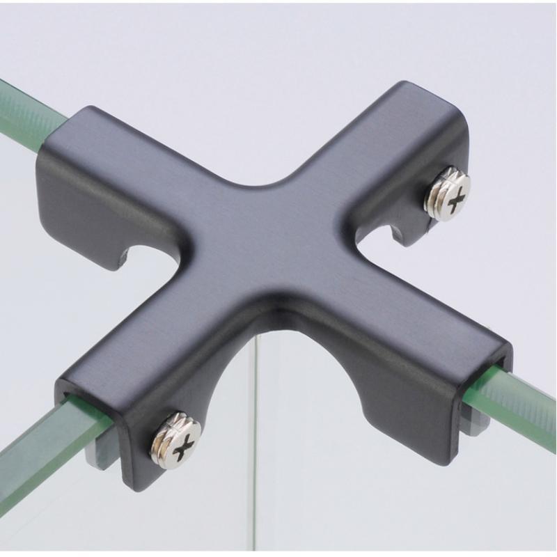 1 Pcs New Aluminum Alloy Angle Corner Code Tcross Reinforced Ltype Hardware Glass Clip Tile Fixing Clip