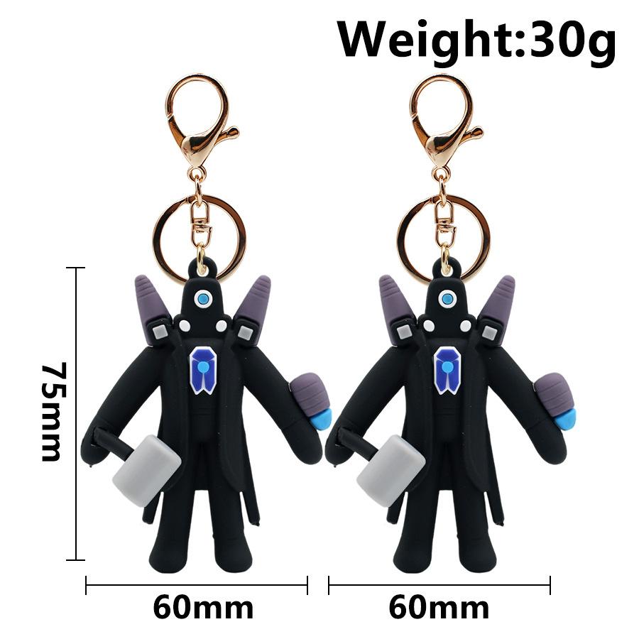 Skibidi Toilet Titan Speakman Keychain Cameraman Tv Man Titan Clock Man Titan Drillman Backpack Decor Doll Pendant Decor Gifts