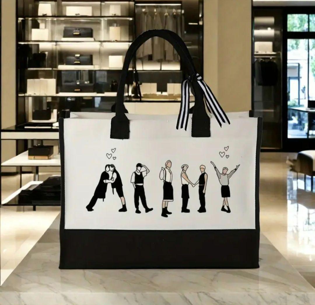 

[Б/У] Пополненная сумка-тоут BTS ARMY BUTTER, корейский стиль