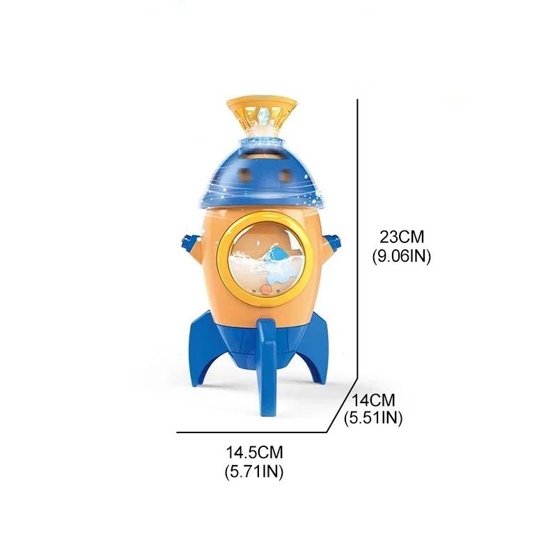 2 In1 Water Spray Jet Launch Baseball Kids Toys One Key Outdoor Sphere Sprinkler Plaything Lawn Water Swimming Pool Boy Playing Game