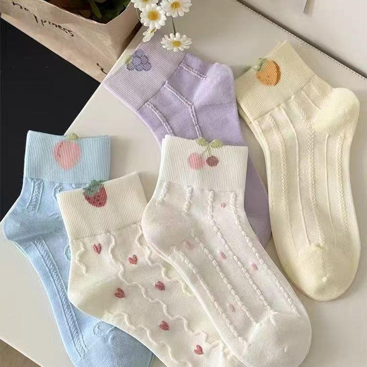 

Winter Plush Thickened Heat Storage Warm Cartoon Cute Mid-length Baby Socks L